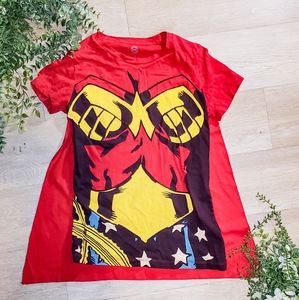 Wonder Woman Cape shirt